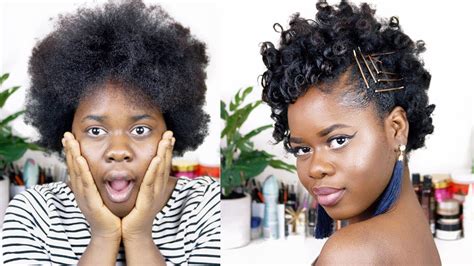 But the fact is, you're probably not made out of $$$. BLOW OUT + PERM ROD ON SHORT NATURAL HAIR - YouTube