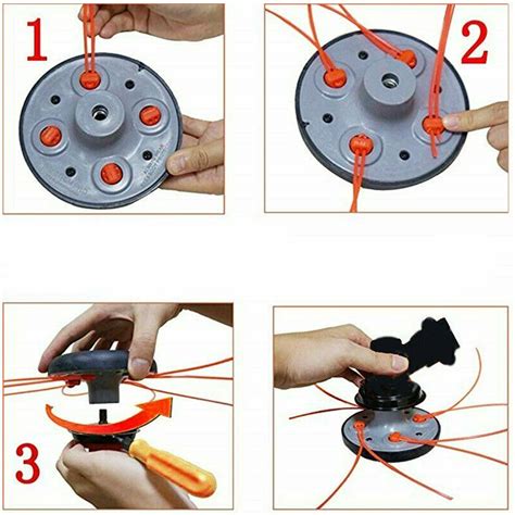 Of lawn mowing push mower how to fix recoil starter with broken string pull starter cord or pull starting cord not recoiling starter from damaged recoil spring in pull starting cable step by step. Universal strimmer line string trimmer head grass brush ...