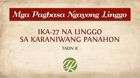 Check 'reflection' translations into tagalog. Tagalog Mass Readings - xmnitro