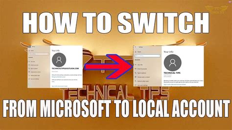 Maybe you would like to learn more about one of these? How to Switch from Microsoft Account to Local Account ...