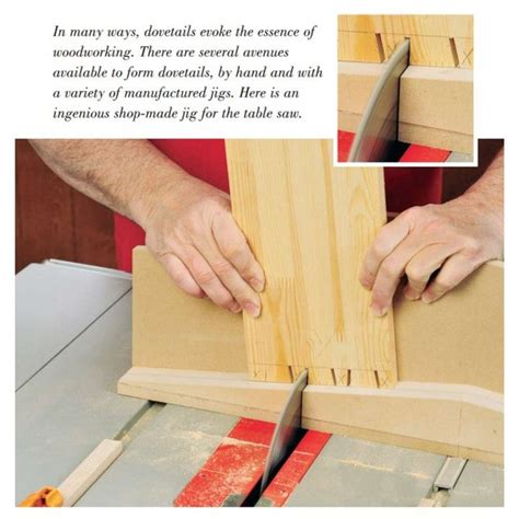 Every one of the dovetail jigs reviewed can produce a snug and accurate dovetail joint. Table Saw Dovetail Jig Downloadable Plan in 2019 | Jigs ...