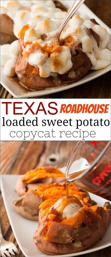 We combine large portions and great value to give you legendary food at a. Texas Roadhouse Loaded Sweet Potato Copycat | Recipe | Roadhouse sweet potato recipe, Loaded ...