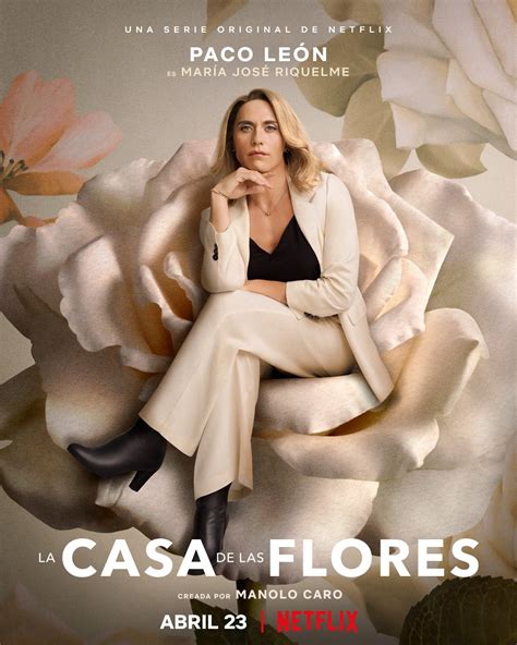 A wealthy matriarch tries to maintain her family's facade of perfection after her husband's mistress exposes their dirty secrets. María José Riquelme | House of Flowers Wiki | Fandom