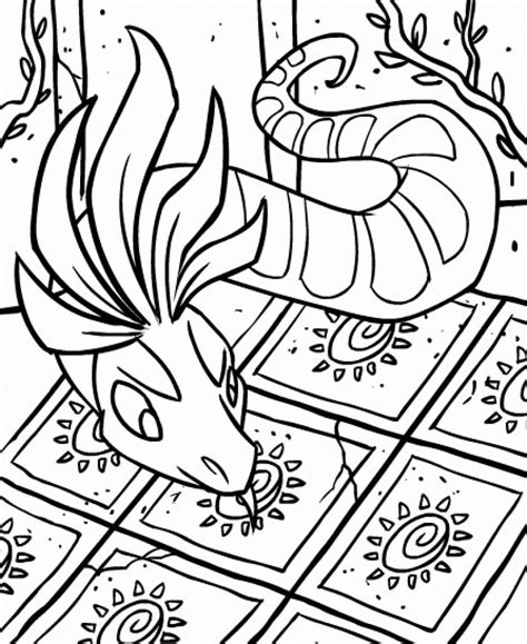 As i said at the beginig coloring helps to train the patience. Free Printable Neopets Coloring Pages For kids