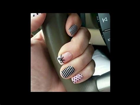 Bu nail art tekniğini uygulayabilmeniz için geniş açılı bir fırçaya ve 3 adet farklı renkte ojeye ihtiyacınız olacak. New Nail Designs Fun & Easy Nail Art Compilation& أفضل ...