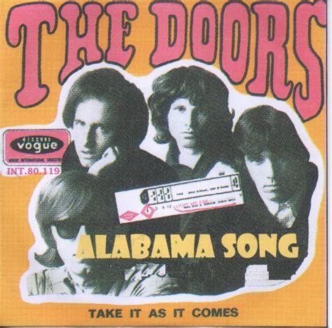 Alabama song (whisky bar) is found on the album american nights: Music For Hardtimes: Alabama Song