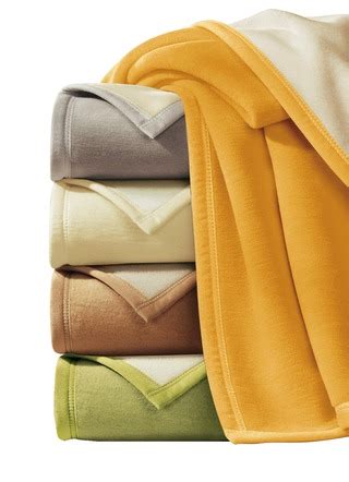 B@home 150 x 200 cm biederlack king fleece uni blanket throw, orange bhome: Kuschelige Decken für einen gemütlichen Abend zu Hause