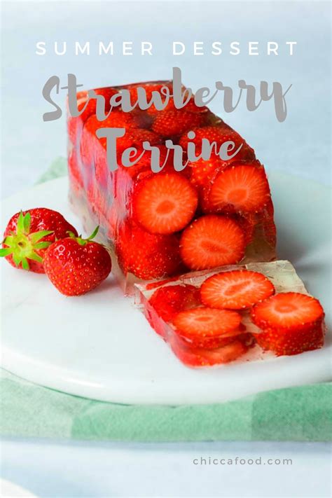 With an offset spatula, spread the strawberry yonanas into an even layer to remove terrine: Strawberry Terrine | Chicca Food | Recipe | Strawberry ...