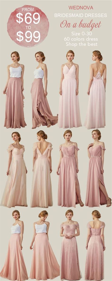 The exclusive bridesmaid dresses, bridal gowns and more can be explored in this one stop browse trending shades of blush, dusty rose, and pink; 2019 Trending: 15 Stunning Dusty Rose Bridesmaid Dresses ...