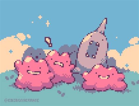 Pokémon disguised as ditto are the same for all trainers. Pin by Shawnjp7 on Pixel art in 2020 | Pokemon, Pixel art ...