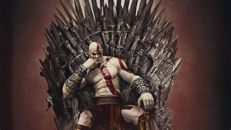 Kratos god of war 3. Kratos On Thrones, HD Games, 4k Wallpapers, Images ...