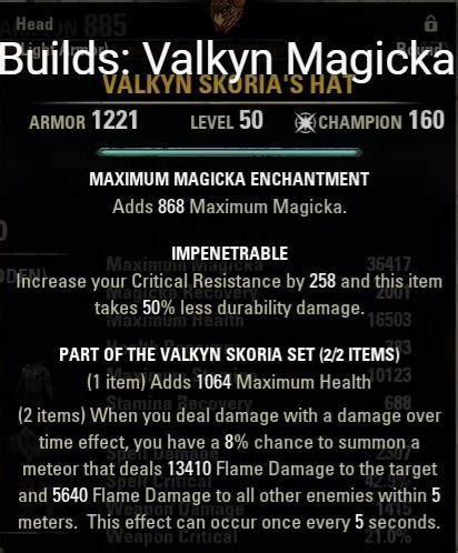 Valkyn skoria comes in light, medium and heavy armor. Elder Scrolls Online Magicka Sorcerer PVP DPS Build