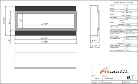 These units are also available in deep (12) or slim (7) depths and in indoor or outdoor rated models. Amantii Panorama Series In/Outdoor Electric Fireplaces ...