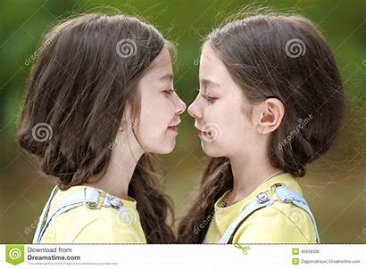Twins Portrait Twin Sisters Young Dreamstime Shutterstock