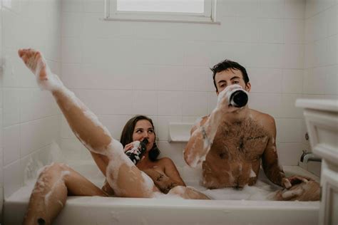 Bubble baths, rubber duckies, cursing, and all around fluffiness! 79 Engagement Photo Ideas to Steal From Couples Who ...