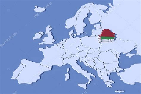 Bekijk onderstaande kaart voor het actuele reisadvies per land. Europa kaart 3d Relief Wit-Rusland vlag kleuren ...