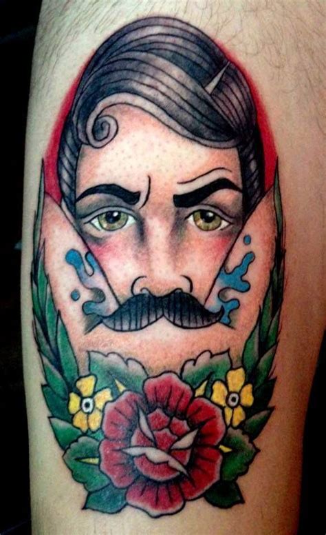 Rose is the king of flowers and therefore rose tattoos have huge popularity among tattoo lovers. Neotraditional face and rose | Tattoos, Tattoos for guys ...
