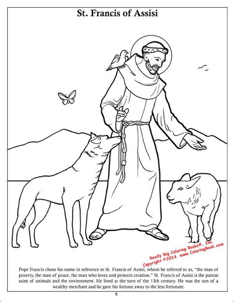 In the spirit of poverty and joy and creativity and love for the holy family. Coloring Books | Pope Francis Coloring & Activity Book ...