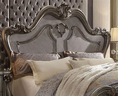 State apartments were areas where the general public could visit, including bedrooms, although the king. Antique Platinum King Bedroom Set 5 Pcs Versailles 26857EK ...