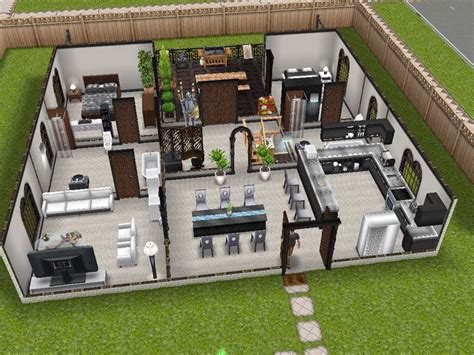 • 2 bedroom • 2 bathroom it is also meant to bring you ideas and inspirations for future original houses and a way to share your creations with the rest of the sfp community. 69 best sims freeplay house ideas images on Pinterest | Sims house, Home layouts and House ...