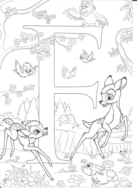 4810 (and counting) exclusive printable disney coloring pages, featuring characters from tv and movies sorted alphabetically from a to z, available in pdf and png format. Pin on Alphabet Coloring Sheets