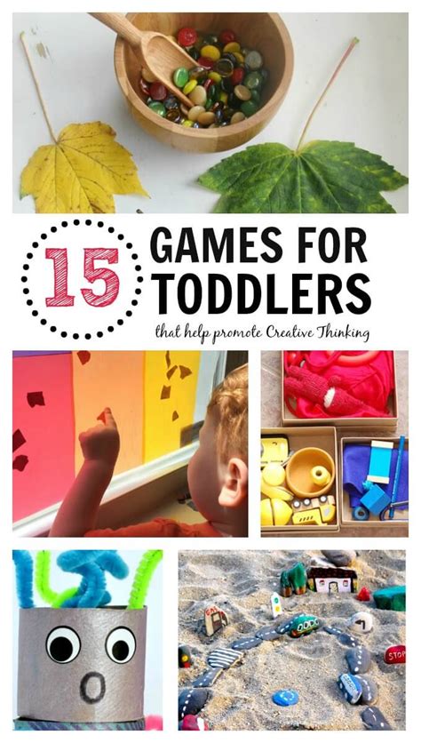 Jumpstart's toddler activities give parents plenty of ideas on how to keep their. 15 Games for Toddlers that Encourage Creative Thinking