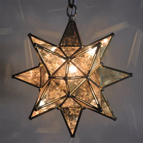 Turn on the wow factor when the sun goes down. Glass Moravian Star Light - Large - Custom Metal Lighting ...