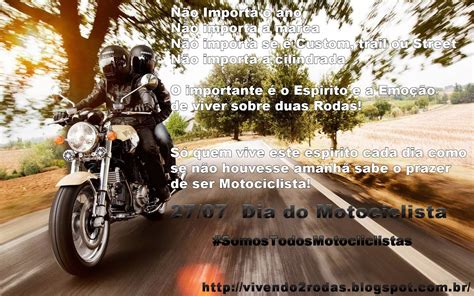 Estou 4 dias atrasado para falar do dia do motociclista, celebrado em 27 de julho. Feliz dia do Motociclista!