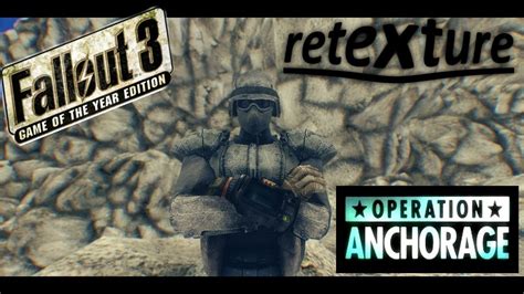 Operation anchorage offers a chance for you to get some new gear and fight through a full scale battle. fallout 3 operation anchorage retexture pack - YouTube