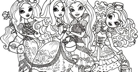 Ever after high is a boarding school located in the fairy tale world. Get This Ever After High Coloring Pages Free Printable 76955