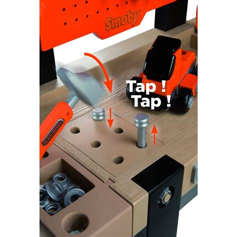 66 cm x 25 cm x 49 cm i toy for children aged 18 months and up. Smoby 360701 - Etabli Bricolo Center Black & Decker ...