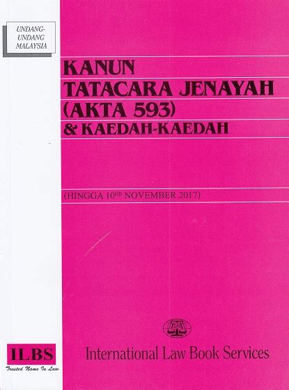 Kanun keseksaan (akta 574), j. KANUN PROSEDUR JENAYAH AKTA 593 PDF