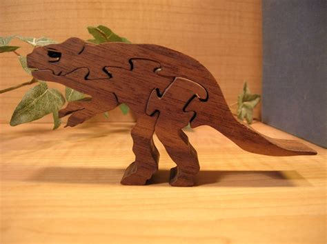 Microceratops Wooden Puzzle / Dinosaur Wooden Puzzle 376 | Etsy | Wooden puzzles, Wooden, Dinosaur
