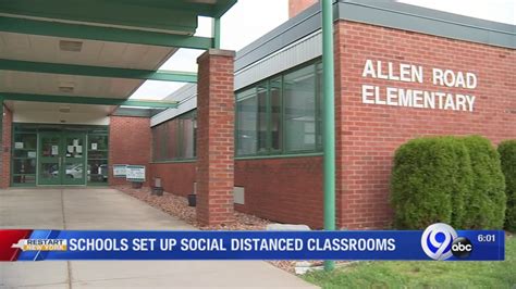 However, with social distancing here to stay for a while, there's unlikely to be a sudden return to traditional play dates or playground games. Schools set up social distanced classrooms - YouTube