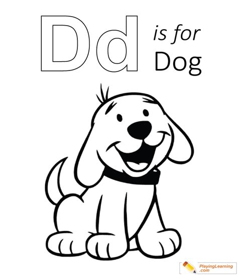 Parents, teachers, churches and recognized nonprofit organizations may print or. D Is For Dog Coloring Pages - Coloring Home