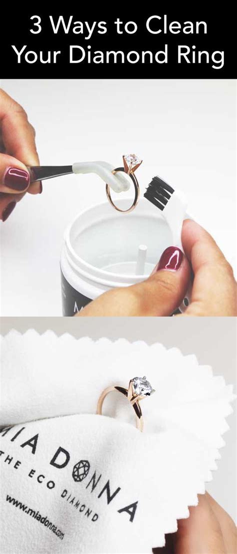 It's not you—it's the diamonds! How to Clean a Diamond Ring | Cleaning diamond rings, Lab ...