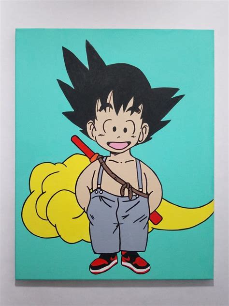 Maybe you would like to learn more about one of these? Dragon ball z kid goku jordan 1 bred painting