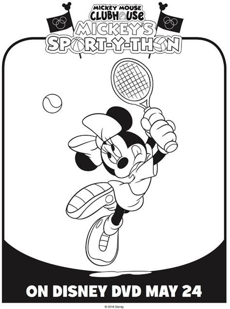 Rainbow corn colouring pages gratis. Mickey Mouse Clubhouse Minnie Mouse Tennis Coloring Page ...