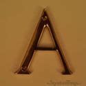 Das buchstabieralphabet ist auch bekannt als telefonalphabet, . Brass Alphabet Letters | 2" Brass Letter | House Name Signs ...