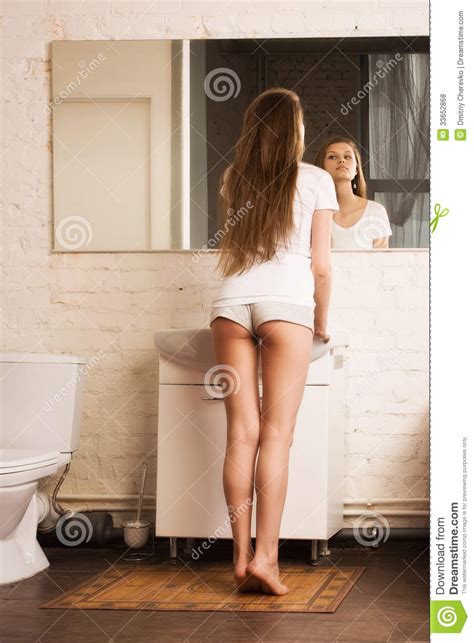 Next day, wait for the afternoon and go down to the entrance to eavesdrop and learn more about her financial issue. Beautiful Girl In The Bathroom Royalty Free Stock Photos ...