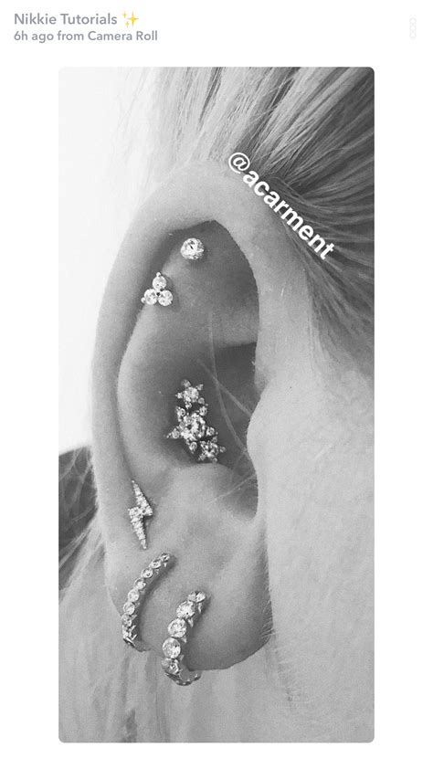 Ear piercings, regardless of the type, are extremely popular. Pin by Addy Harner on ears | Cute ear piercings, Ear jewelry