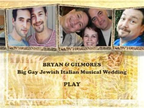 More images for bryan gilmore » Bryan & Gilmore's Big Gay Jewish Italian Musical Wedding ...