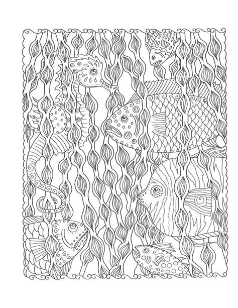 Play with so many images and pa. Zendoodle Coloring: Under the Sea: Aquatic Marvels to ...