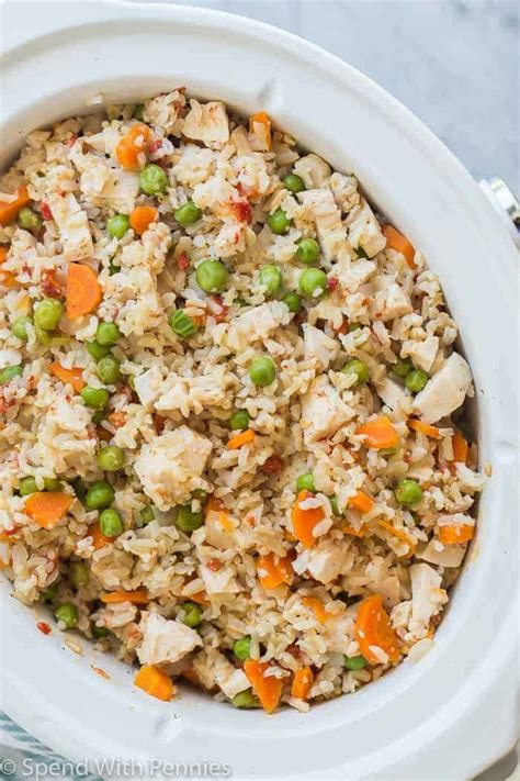 These chicken crockpot recipes don't just look amazing. Crockpot Chicken and Rice {Family Favorite!} - Spend With ...