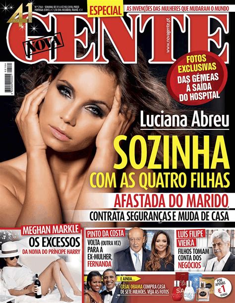 A guerra entre daniel souza, ainda marido de luciana abreu, e a cantora já começou. Luciana Abreu está sozinha com 4 filhas. Afastada do ...