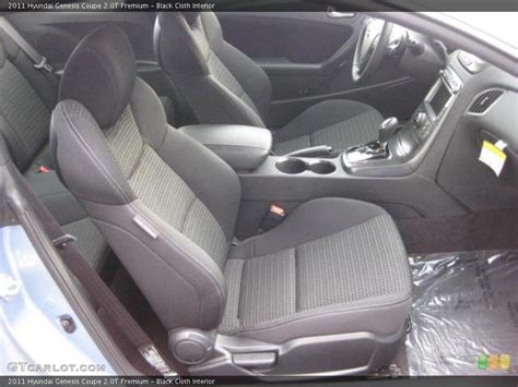 Maybe you would like to learn more about one of these? Black Cloth Interior Photo for the 2011 Hyundai Genesis ...