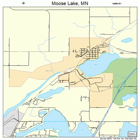 The postal service is an essential government service, and will remain open wherever possible. Moose Lake Minnesota Street Map 2743954