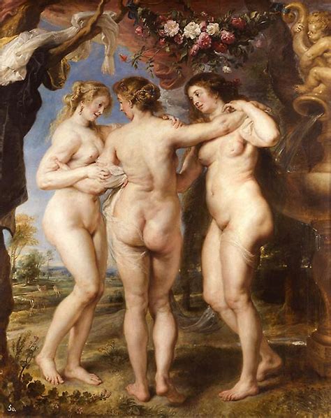The three graces is an oil painting by italian painter raphael, housed in the musée condé of chantilly, france. The Three Graces, Peter Paul Rubens, 50x40cm | Fruugo