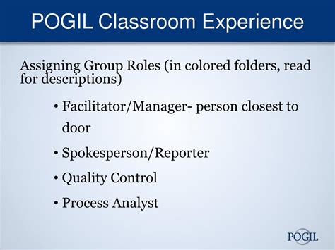 Ø intermolecular forces, in addition to being caused by bonding, actually exist within the bonds. PPT - Introduction to POGIL PowerPoint Presentation, free ...