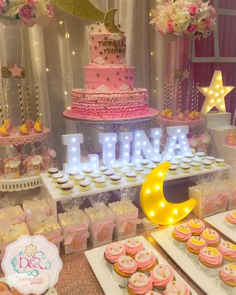 Although the bridal shower period in my life is slowing down some, baby shower season is in full swing. Twinkle Twinkle Little Star Dessert Table Love You to the ...